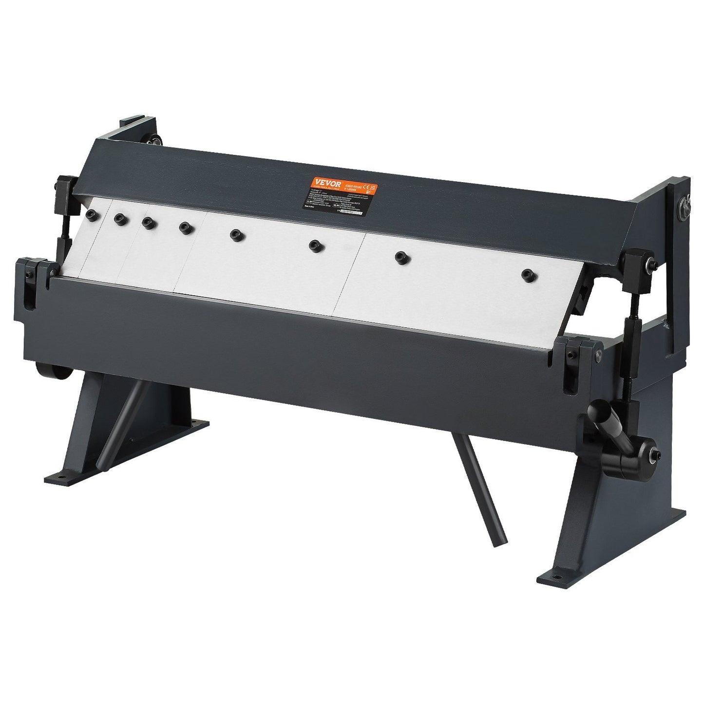 Box and Pan Brake, 610 +/- 10 mm, 0-130 Degrees Sheet Metal Bending Brake, Portable Metal Bender with 20 V952-WQZDQ24YC20GZ75I8V0