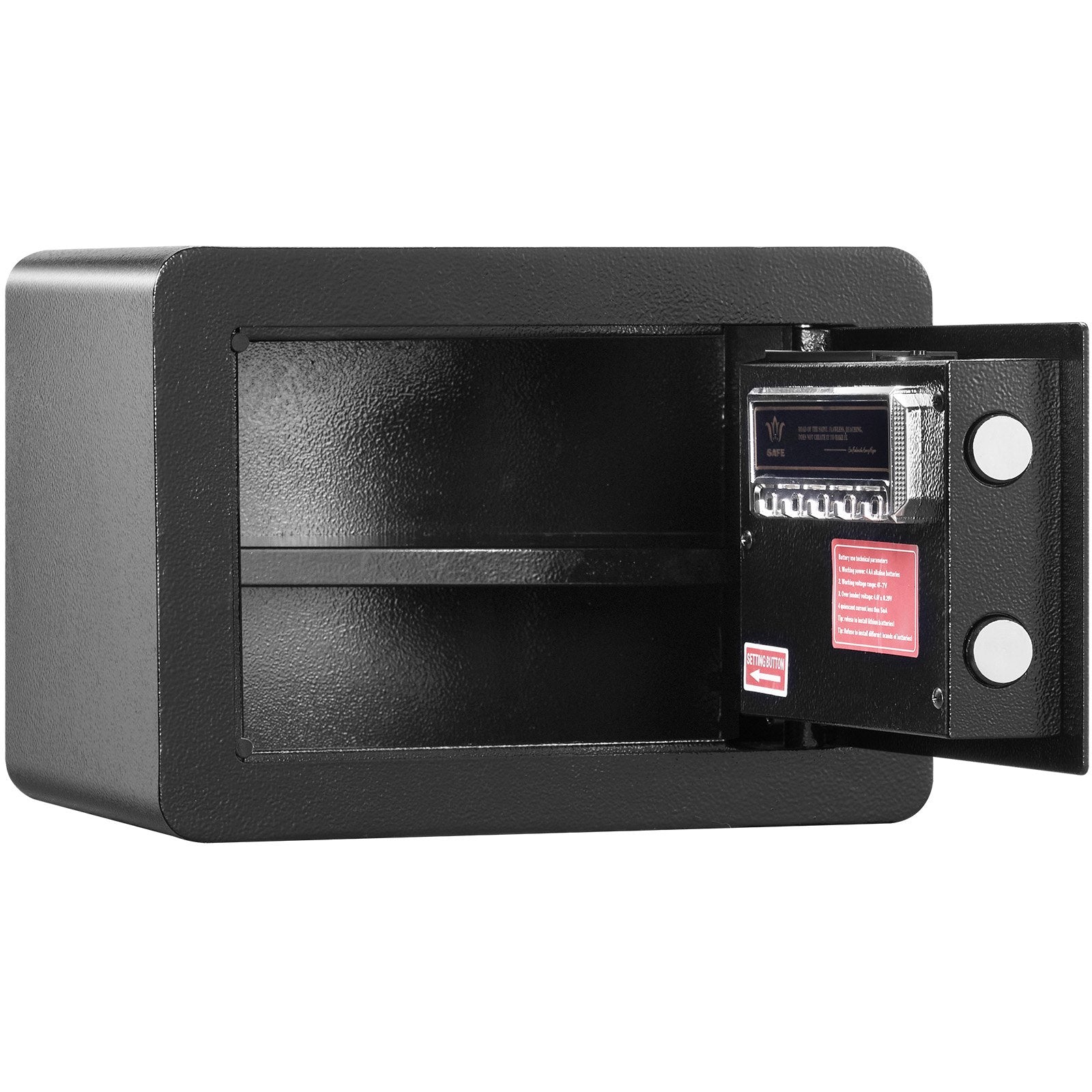 Safe, 0.5 Cubic Feet Home Safe, Steel Security Safe with Digital Keypad and 2 Keys, Wall-Mounted Cabinet Safe V952-WSBXJHSWSLF05IINNV0