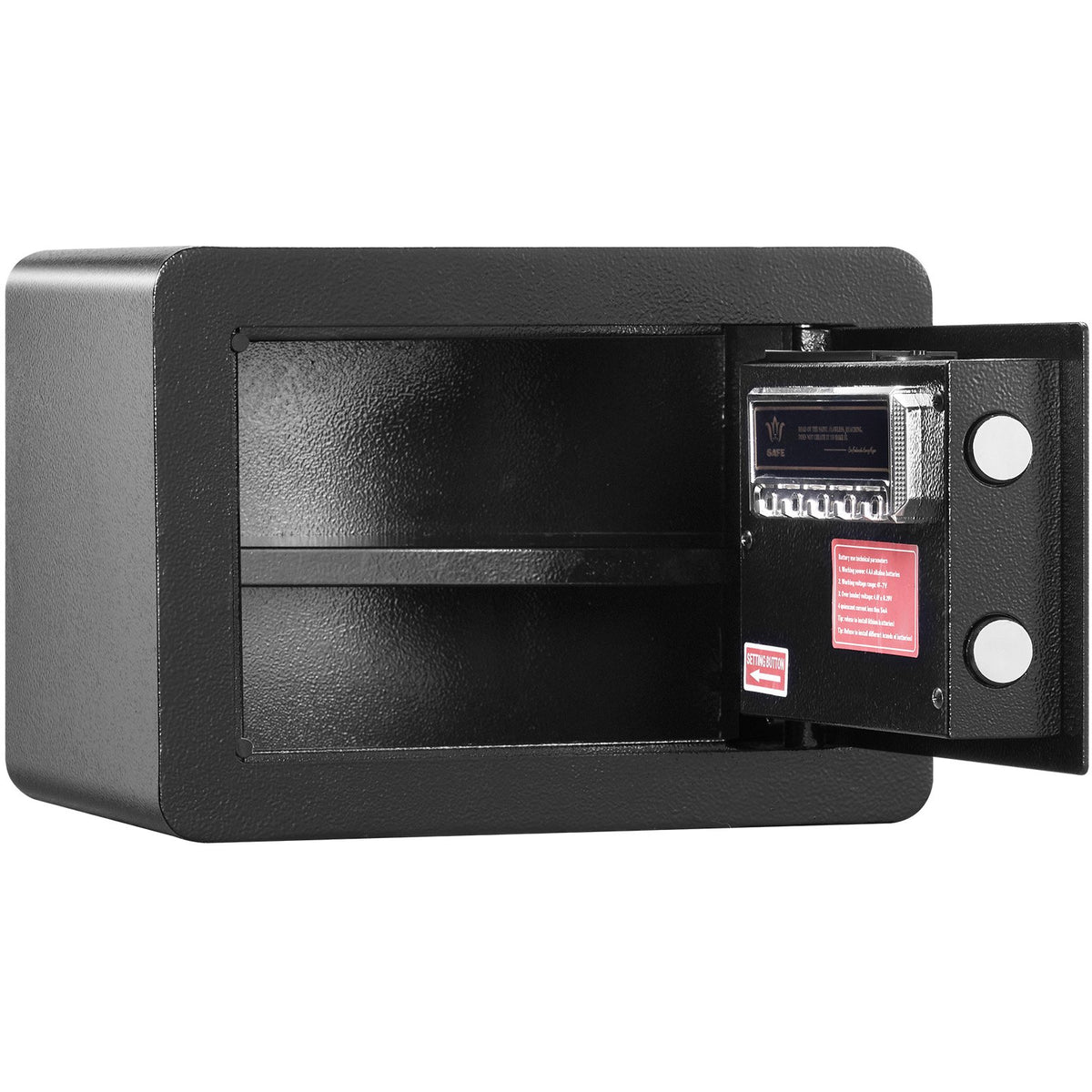 Safe, 0.5 Cubic Feet Home Safe, Steel Security Safe with Digital Keypad and 2 Keys, Wall-Mounted Cabinet Safe V952-WSBXJHSWSLF05IINNV0