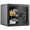 Safe 1.2 Cubic Feet Home Safe Steel for Cash Gold 15.8x11.8x13.8 inch V952-WSBXJHSWSLF12DSJDV0