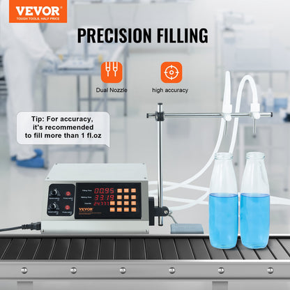 Liquid Filling Machine, 10-4000ml Filling Capacity, Automatic Bottle Filler Machine Bottling Machine Digital V952-WSDBGYGZJ34LIT0A5V3