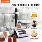Liquid Filling Machine, 50-5000 g Weighing Capacity, Automatic Bottle Filler Machine Bottling Machine Gear V952-WSDBGYGZJWXX420VCV3
