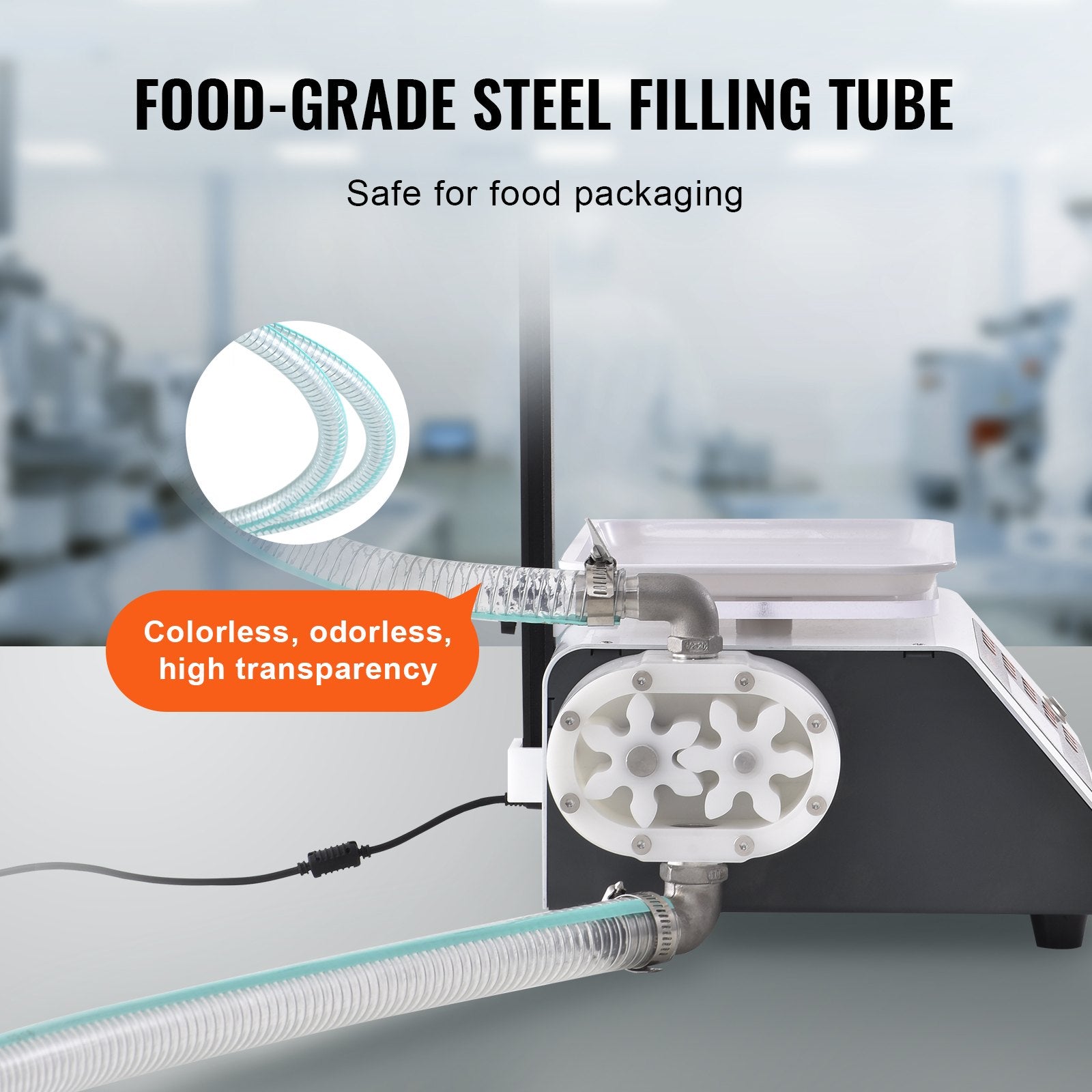 Liquid Filling Machine, 50-5000 g Weighing Capacity, Automatic Bottle Filler Machine Bottling Machine Gear V952-WSDBGYGZJWXX420VCV3