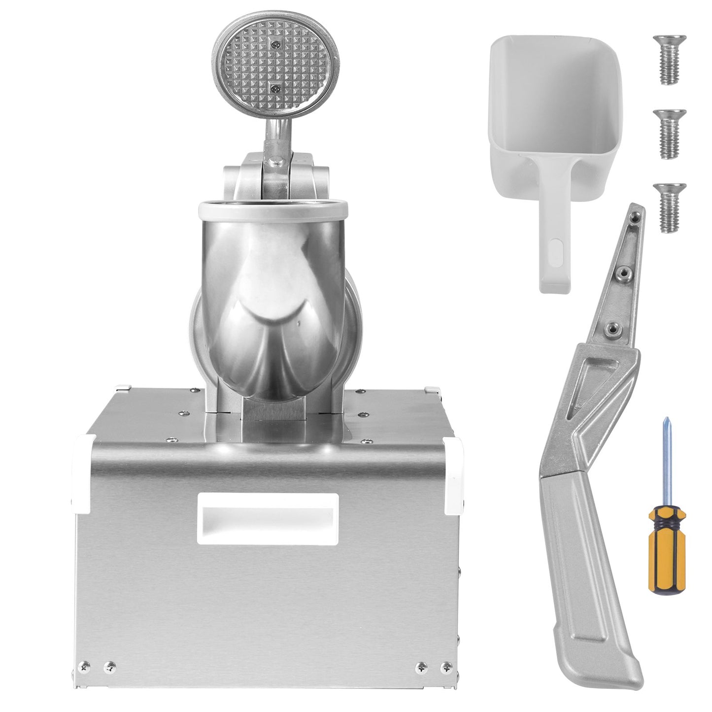 Commercial Ice Shaver Crusher, 661lbs Per Hour Electric Snow Cone Maker, 350W Shaved Ice Machine with Dual V952-WSDSLPBXG110VDAN2V3