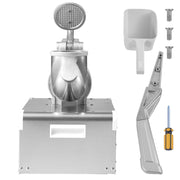 Commercial Ice Shaver Crusher, 661lbs Per Hour Electric Snow Cone Maker, 350W Shaved Ice Machine with Dual V952-WSDSLPBXG110VDAN2V3