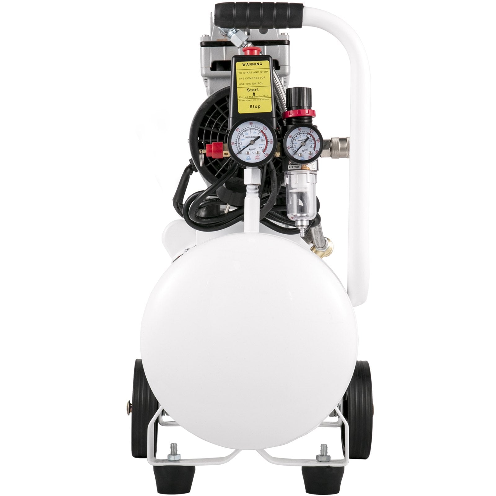 Air Compressor 6.6 Gallon, Portable Air Compressor 1 HP, Oil Free Air Compressor Steel Tank 750W, Pancake Air V952-WSKYJ750-25L00001V3