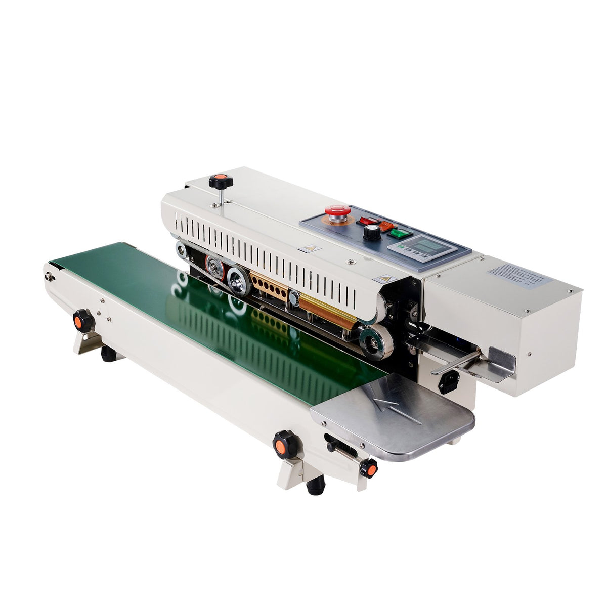 Continuous Bag Band Sealing Machine, 6-12 mm Seal Width, Horizontal Band Sealer Machine with Digital V952-WSLXFKJTBPQBCF313V3