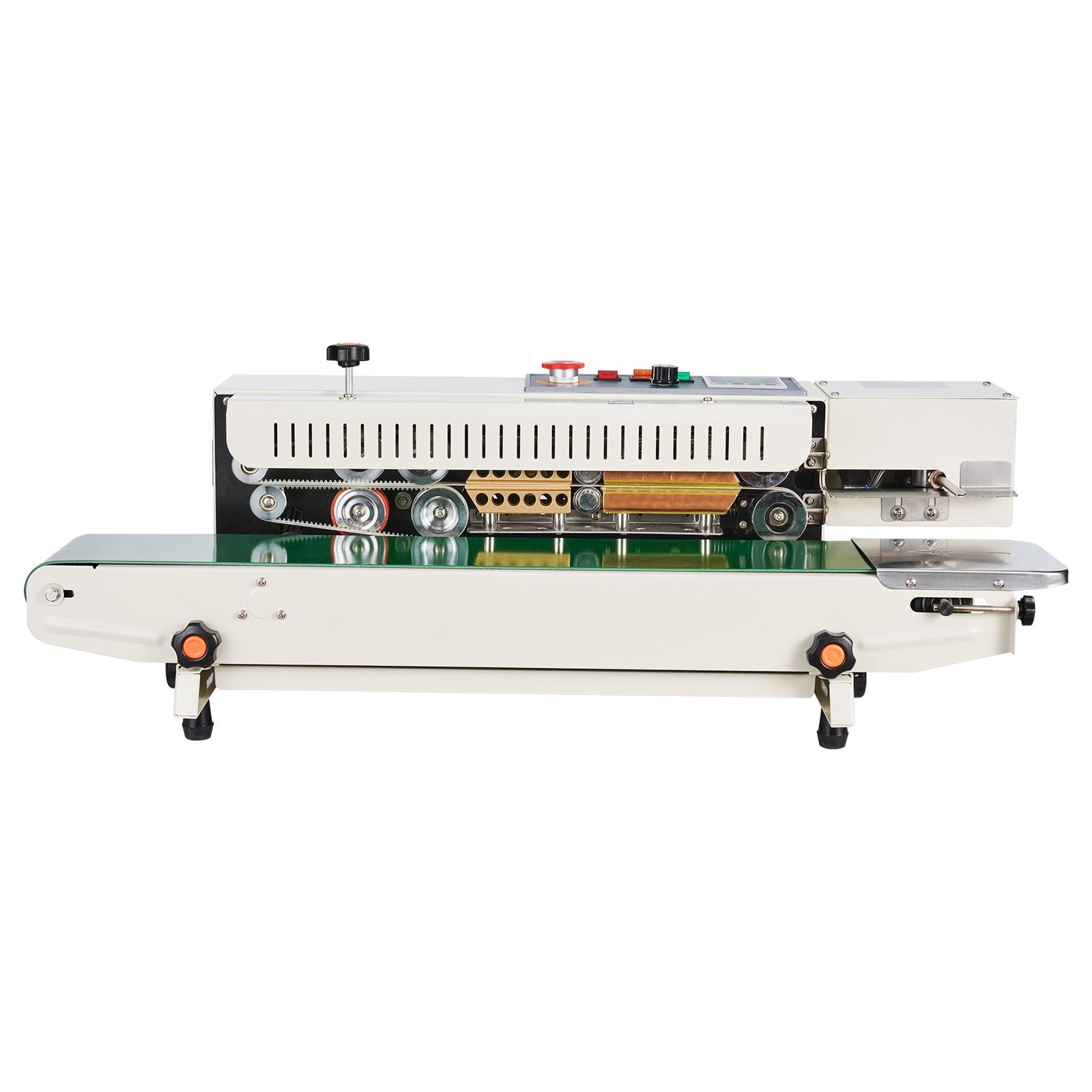 Continuous Bag Band Sealing Machine, 6-12 mm Seal Width, Horizontal Band Sealer Machine with Digital V952-WSLXFKJTBPQBCF313V3