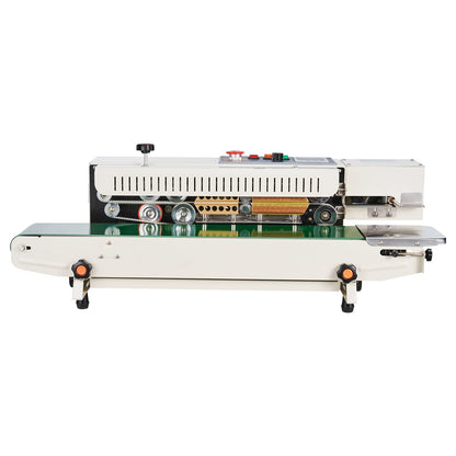 Continuous Bag Band Sealing Machine, 6-12 mm Seal Width, Horizontal Band Sealer Machine with Digital V952-WSLXFKJTBPQBCF313V3
