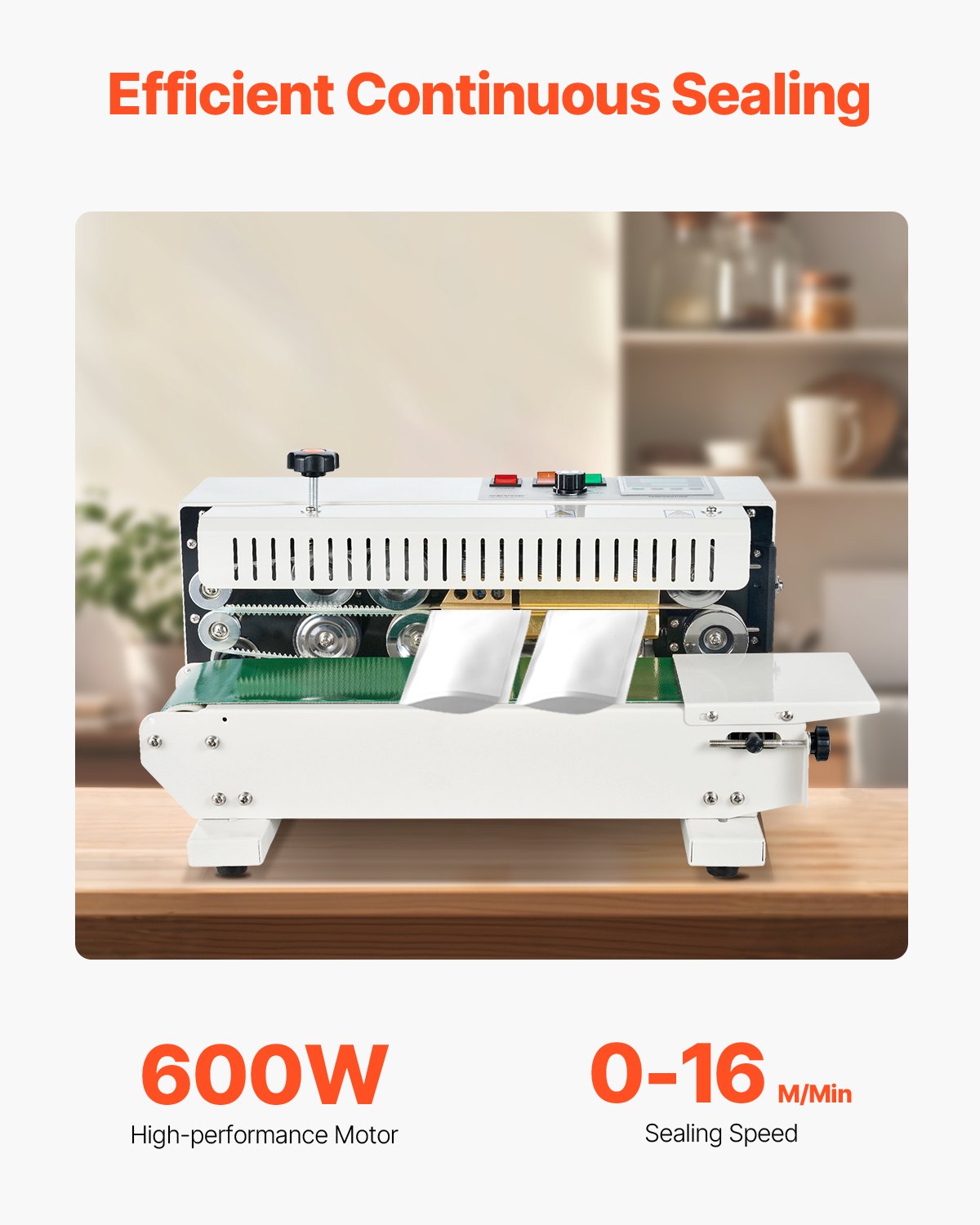 Continuous Bag Band Sealing Machine, 6-12 mm Seal Width, Horizontal Band Sealer Machine with Digital V952-WSLXFKJTBPQBL6VXIV3