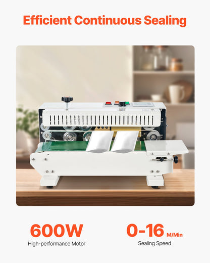 Continuous Bag Band Sealing Machine, 6-12 mm Seal Width, Horizontal Band Sealer Machine with Digital V952-WSLXFKJTBPQBL6VXIV3