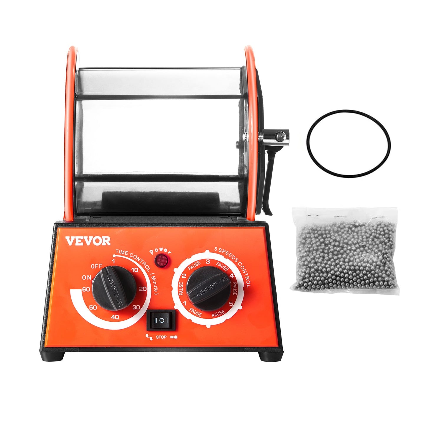 3kg Rotary Tumbler Surface Polisher Jewelry Polish Finish Machine Gem DIY V952-WSPGJCSSDK3KGRAXPV3