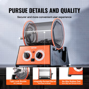 Jewelry Polisher Tumbler, 11lbs/5kg Capacity Mini Rotary Tumbler Machine with 0-60 Minutes Timer, 5 Speeds V952-WSPGJCSSDK5KG4QEZV3