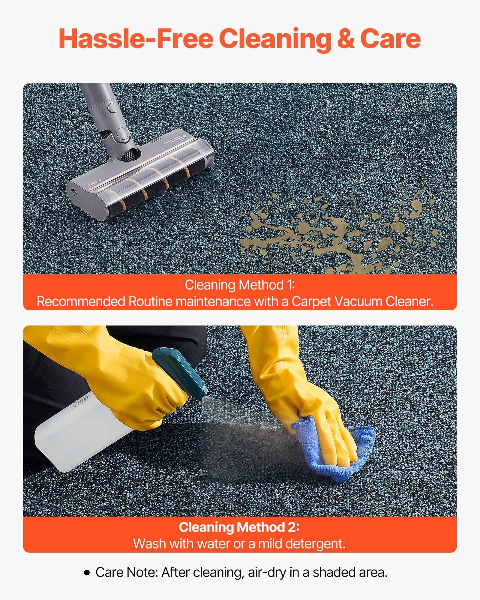 Front Door Mat, 1829 x 1219 mm Commercial Floor Mat for Indoor and Outdoor, Industrial Entrance Carpet with V952-WWLDT64FTLHS8N444001V0
