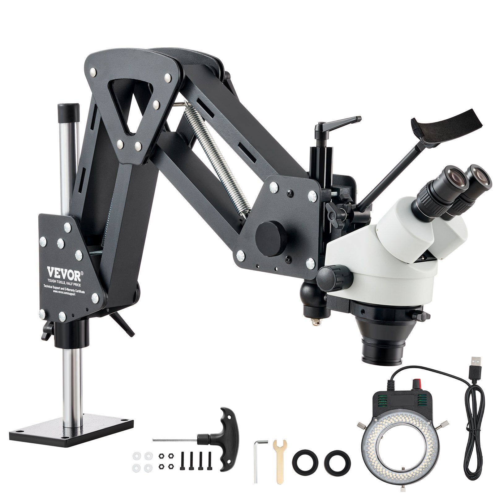 Multi-Directional Microscope with Spring Bracket, 7X-45X Magnification Jewelry Microscope, Micro Jewelry V952-WXQJTZHXD000Y8NAOV9
