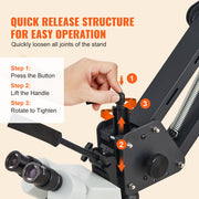 Multi-Directional Microscope with Spring Bracket, 7X-45X Magnification Jewelry Microscope, Micro Jewelry V952-WXQJTZHXDWNX0FPKWV9