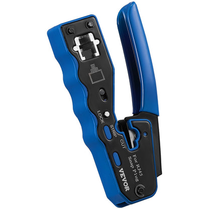 RJ45 Crimp Tool Kit, Cat5e/Cat6/Cat6a Ethernet Crimper Crimp Pliers for 8-Pin Modular Plugs with 20pcs V952-WXYJQWLSJDZ28GPF7V0