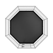 Dog Playpen, 8 Panels Foldable Metal Dog Exercise Pen with Bottom Pad, 24" H Pet Fence Puppy Crate Kennel V952-WXZZYDCWWLHS25D60V0