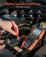 Digital Multimeter, 6000-Count TRMS DC/AC Voltmeter Current Tester, Auto-Ranging Multimeter for Current V952-WYB1000VACDCRIU9H001V9