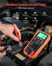 Digital Multimeter, 4000-Count TRMS DC/AC Voltmeter Current Tester, Auto-Ranging Multimeter for Current V952-WYB600VACDC1Y6XE0001V9