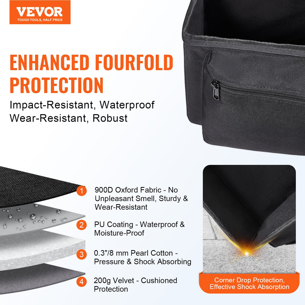 Telescope Case 1035 mm Multipurpose Shock-Absorbent Telescope Storage Bag V952-WYJBDHLFGS00PLLA0V0