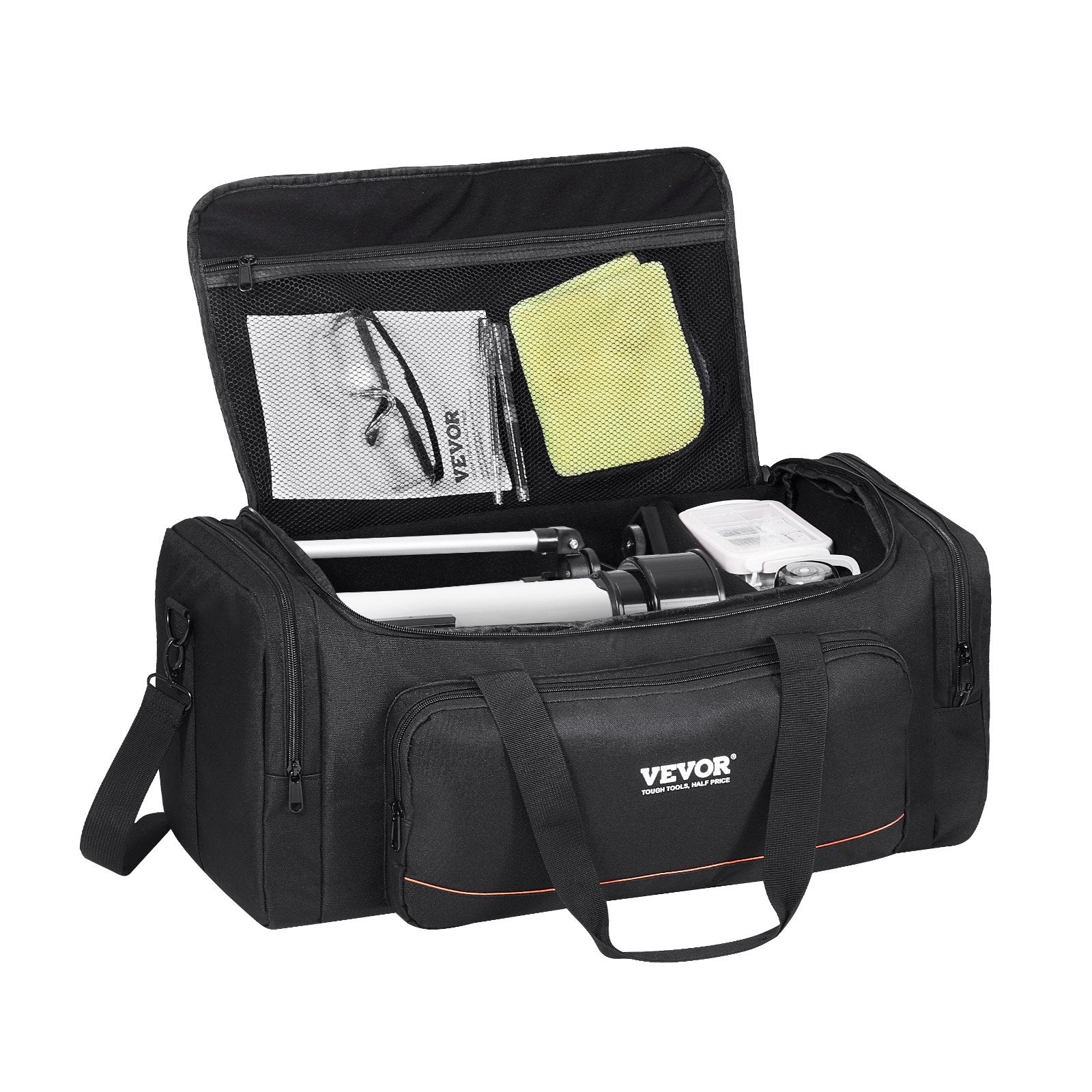 Telescope Case, 560 mm, Telescope Storage Bag with Fixed Buckles, Multi-Pocket & Detachable Divider for V952-WYJBXHSFGS00LZ8Y2V0
