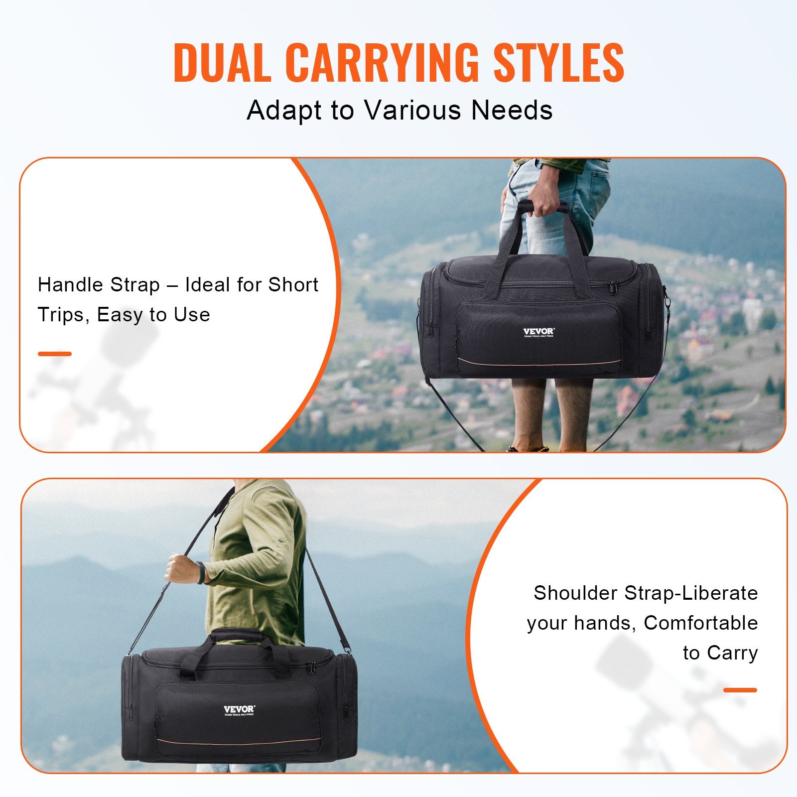 Telescope Case, 560 mm, Telescope Storage Bag with Fixed Buckles, Multi-Pocket & Detachable Divider for V952-WYJBXHSFGS00LZ8Y2V0