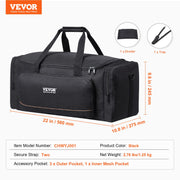 Telescope Case, 560 mm, Telescope Storage Bag with Fixed Buckles, Multi-Pocket & Detachable Divider for V952-WYJBXHSFGS00LZ8Y2V0