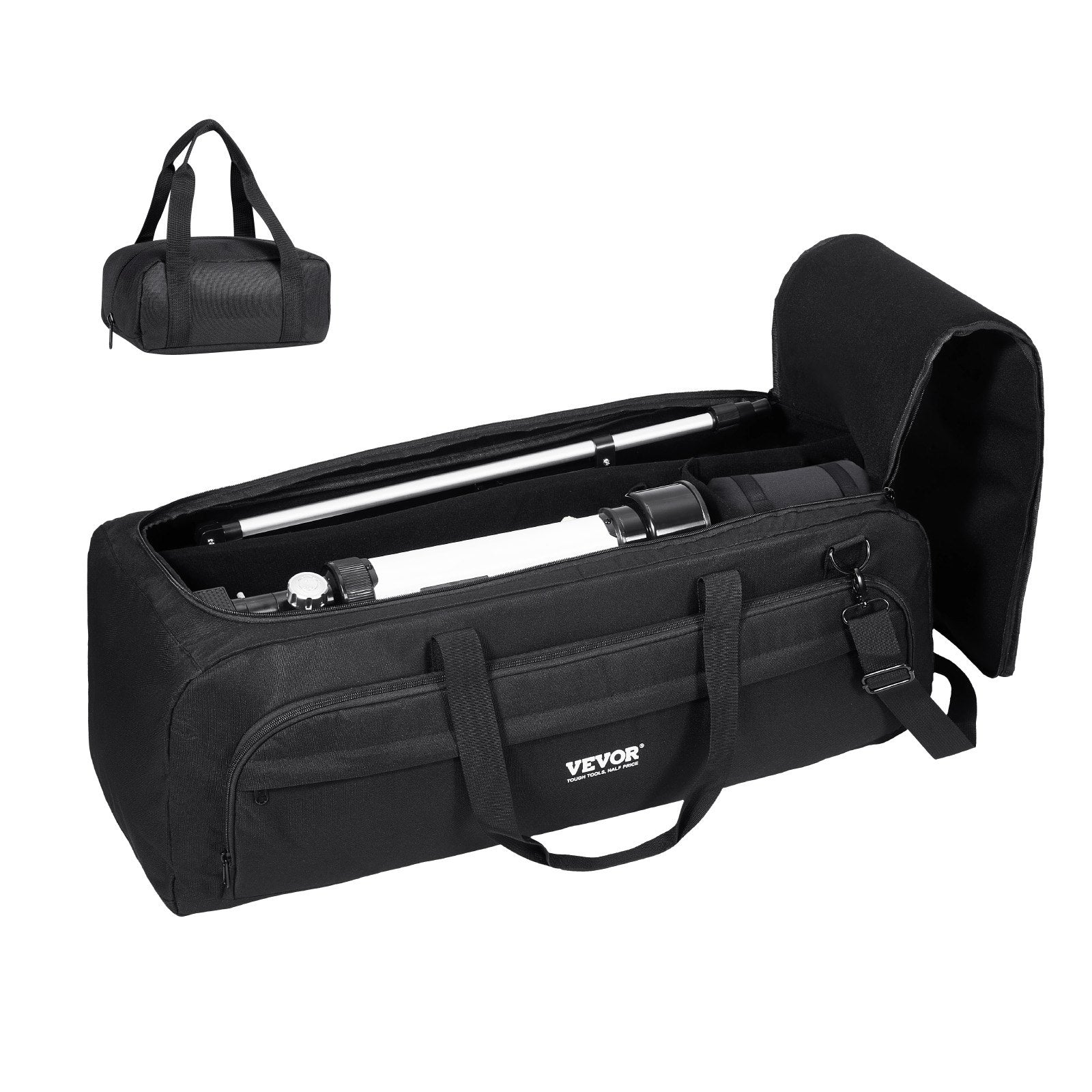 Telescope Case, 770 mm, Telescope Storage Bag with Fixed Buckles, Multi-Pocket and Detachable Divider, V952-WYJBZHMFGS00PBZUAV0