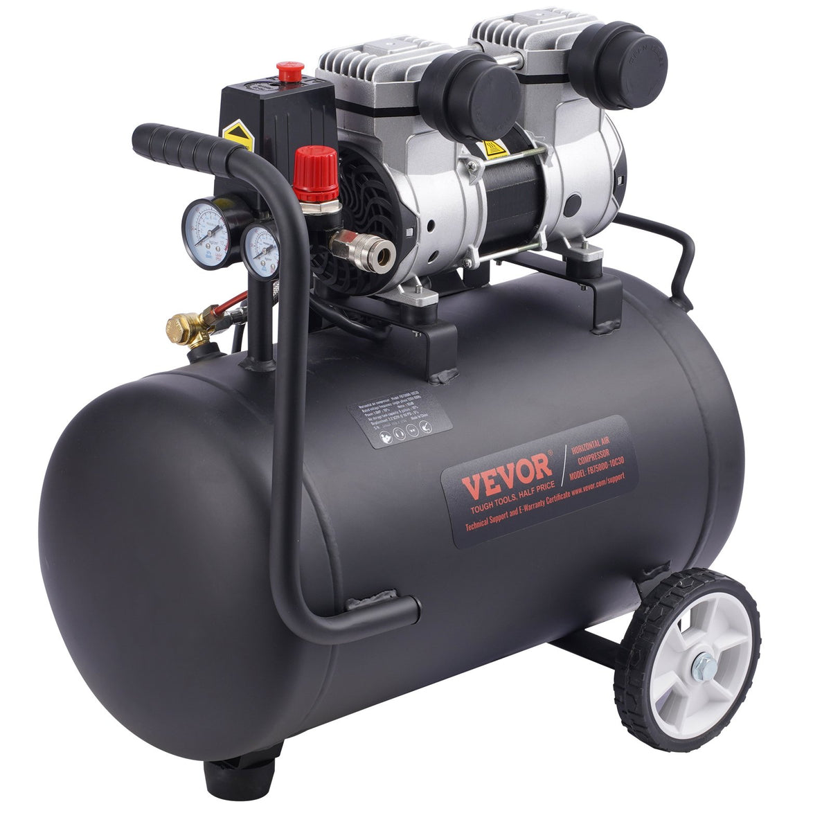 Air Compressor Compact Portable Oil Free Compressor 30L 90 PSI V952-WYWSKYJ30L75E7TAMV3