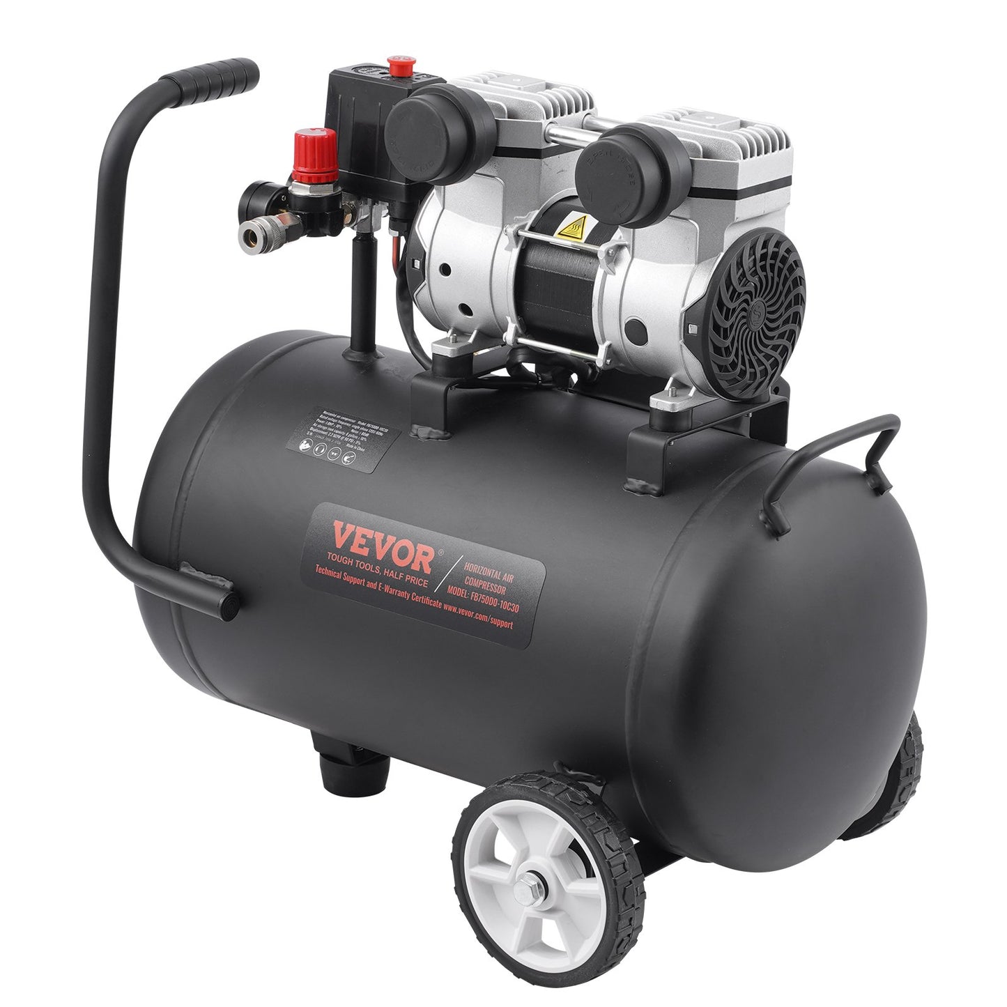 Air Compressor Compact Portable Oil Free Compressor 30L 90 PSI V952-WYWSKYJ30L75E7TAMV3