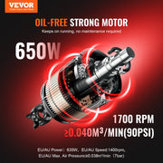 Air Compressor Compact Portable Oil Free Compressor 4L 7bar V952-WYWSKYJ4L750SR008V3