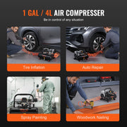 Air Compressor Compact Portable Oil Free Compressor 4L 7bar V952-WYWSKYJ4L750SR008V3