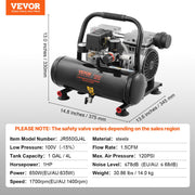 Air Compressor Compact Portable Oil Free Compressor 4L 7bar V952-WYWSKYJ4L750SR008V3