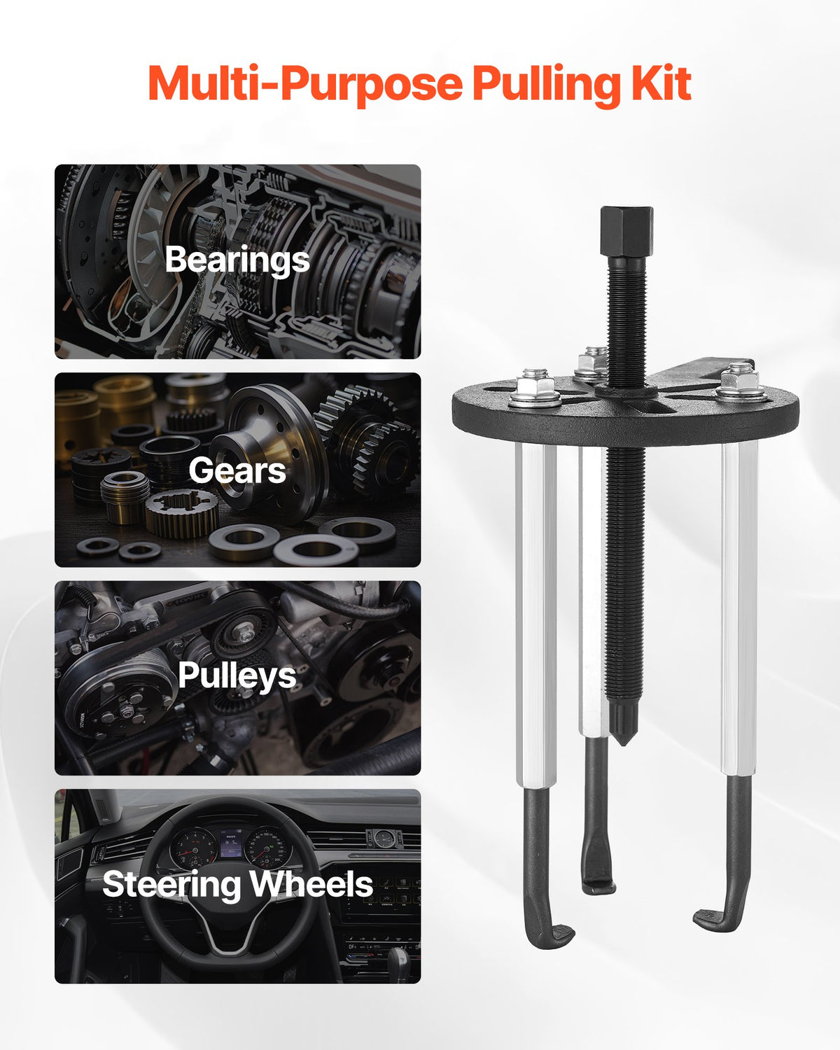 21-in-1 Bearing Puller Set, 21 PCS 3-Jaw Hook Puller for Internal External Bearings and Bearing Without Inner V952-WYXZSLBQ21JTVSL1A001V0