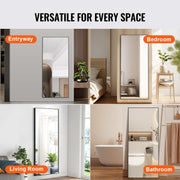 Full Length Mirror, 1800x785 mm, Extra Large Standing Hanging or Leaning Rectangle Floor Mirror with Tempered V952-WZJFXLDJ71YC7E8I7V0