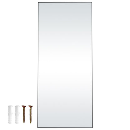 Full Length Mirror, 1800x785 mm, Extra Large Standing Hanging or Leaning Rectangle Floor Mirror with Tempered V952-WZJFXLDJ71YC7E8I7V0