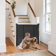 Retractable Baby Gate, 870 mm Tall, Extends up to 2800 mm Wide, Retractable Gate for Kids or Pets, Mesh V952-WZSSMHS110INI6TOP001V0