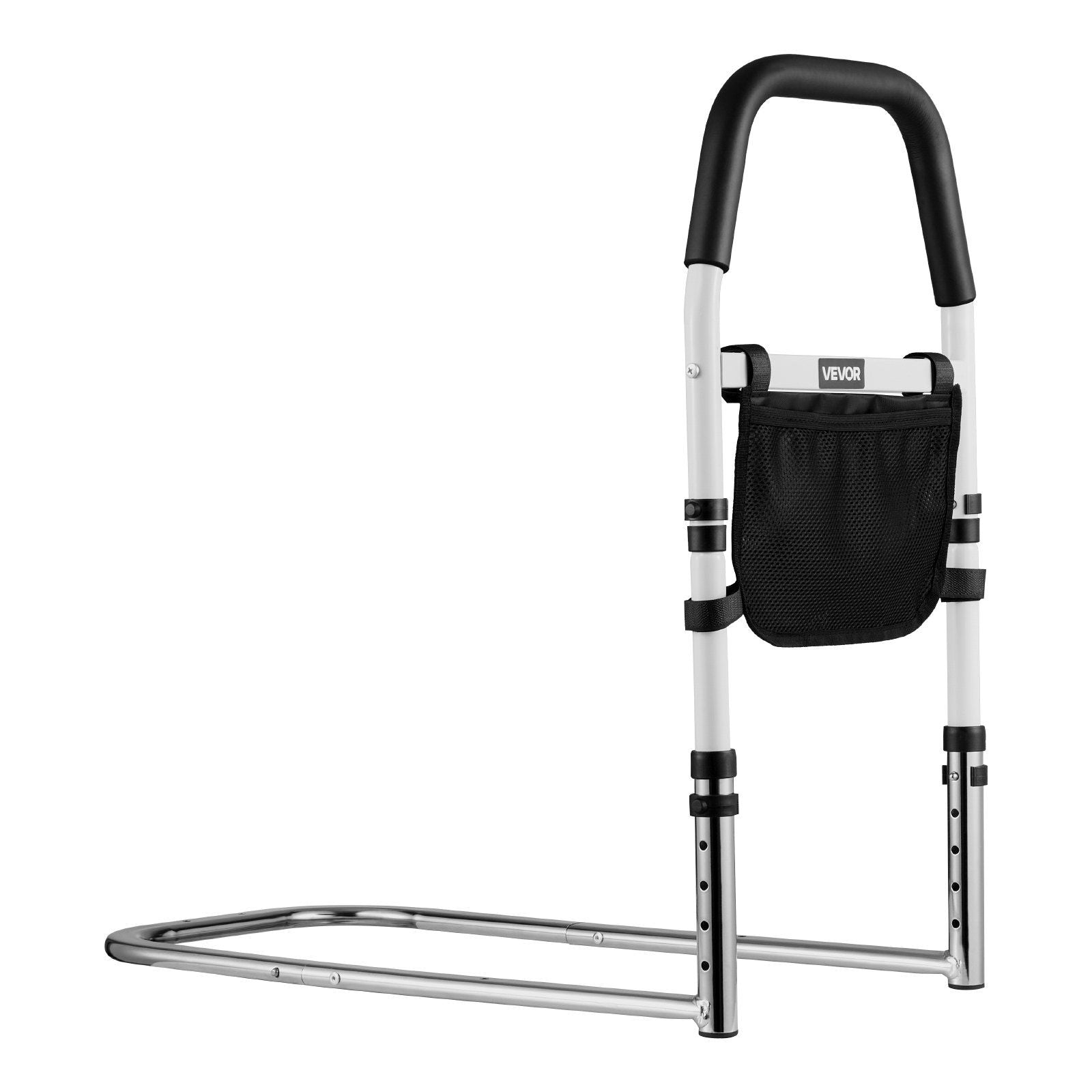 Bed Rail for Elderly, Bedside Assist Rails with PU Handrail, Adjustable Height Pipe Bedside Cane, V952-WZTSCBSWTBZCVD110001V0