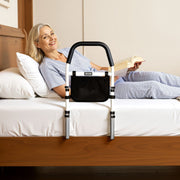 Bed Rail for Elderly, Bedside Assist Rails with PU Handrail, Adjustable Height Pipe Bedside Cane, V952-WZTSCBSWTBZCVD110001V0