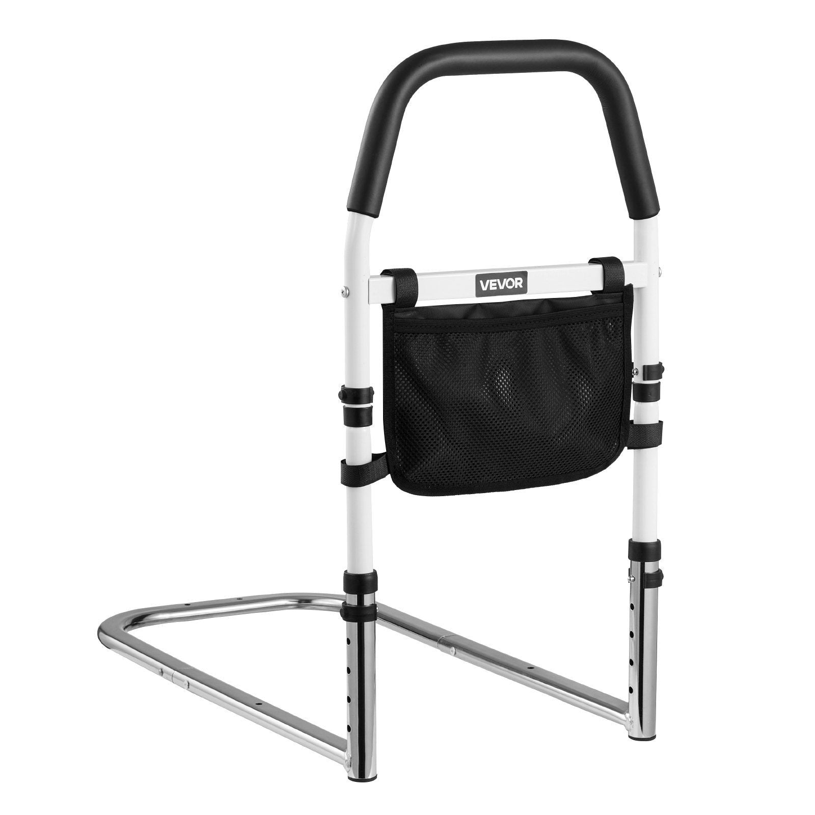 Bed Rail for Elderly, Bedside Assist Rails with PU Handrail, Adjustable Height Pipe Bedside Cane, V952-WZTSCBSWTBZCVD110001V0