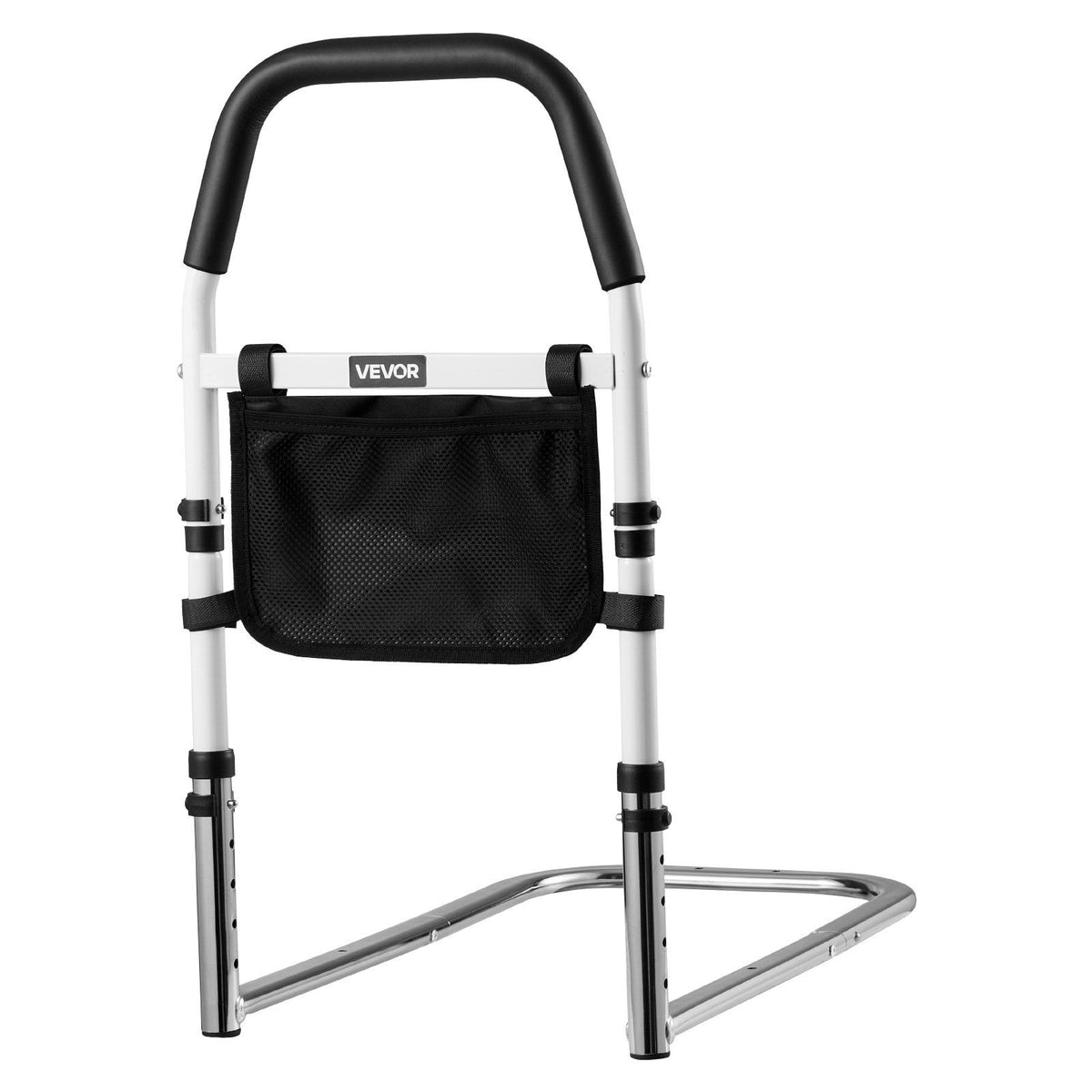 Bed Rail for Elderly, Bedside Assist Rails with PU Handrail, Adjustable Height Pipe Bedside Cane, V952-WZTSCBSWTBZCVD110001V0
