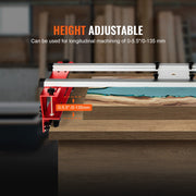 Router Sled, 1625 mm, Portable and Easy to Adjust Slab Flattening Jig, DIY Woodworking Router Sled for V952-XBJHGYS64YCGJWHK6V0
