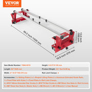 Router Sled, 1625 mm, Portable and Easy to Adjust Slab Flattening Jig, DIY Woodworking Router Sled for V952-XBJHGYS64YCGJWHK6V0