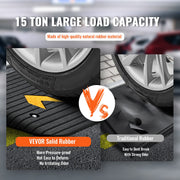 Upgraded Rubber Threshold Ramp, 10.2 cm Rise Door Ramp with 1 Channel, Natural Rubber Car Ramp with Non-Slip V952-XBLYPDBG355X2YEU8V0
