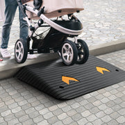Upgraded Rubber Threshold Ramp, 8.9 cm Rise Door Ramp with 1 Channel, Natural Rubber Car Ramp with Non-Slip V952-XBLYPDGB1355X9T5NV0