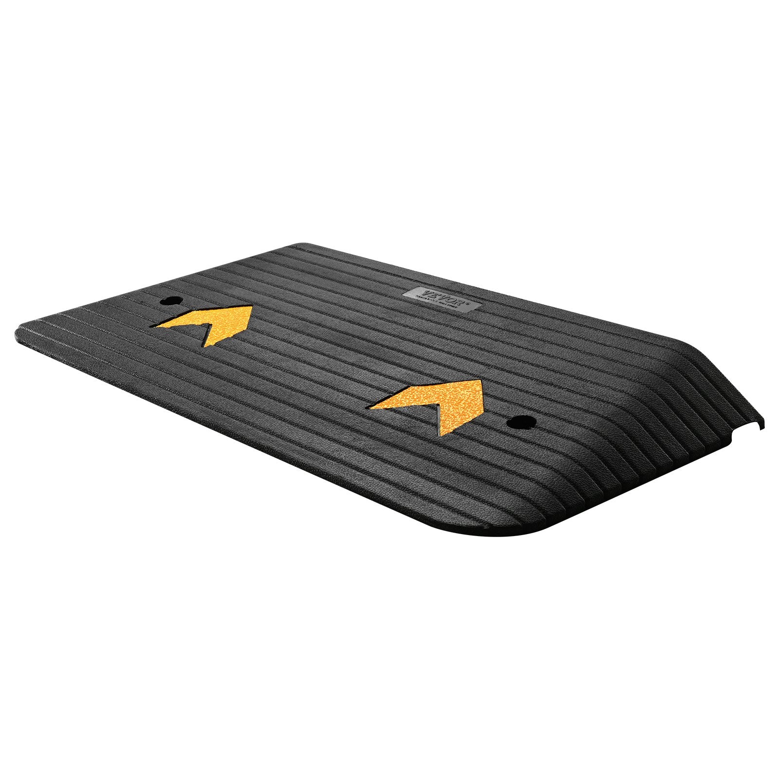 Upgraded Rubber Threshold Ramp, 7.6 cm Rise Door Ramp with 1 Channel, Natural Rubber Car Ramp with Non-Slip V952-XBLYPDGB1355XZ76IV0