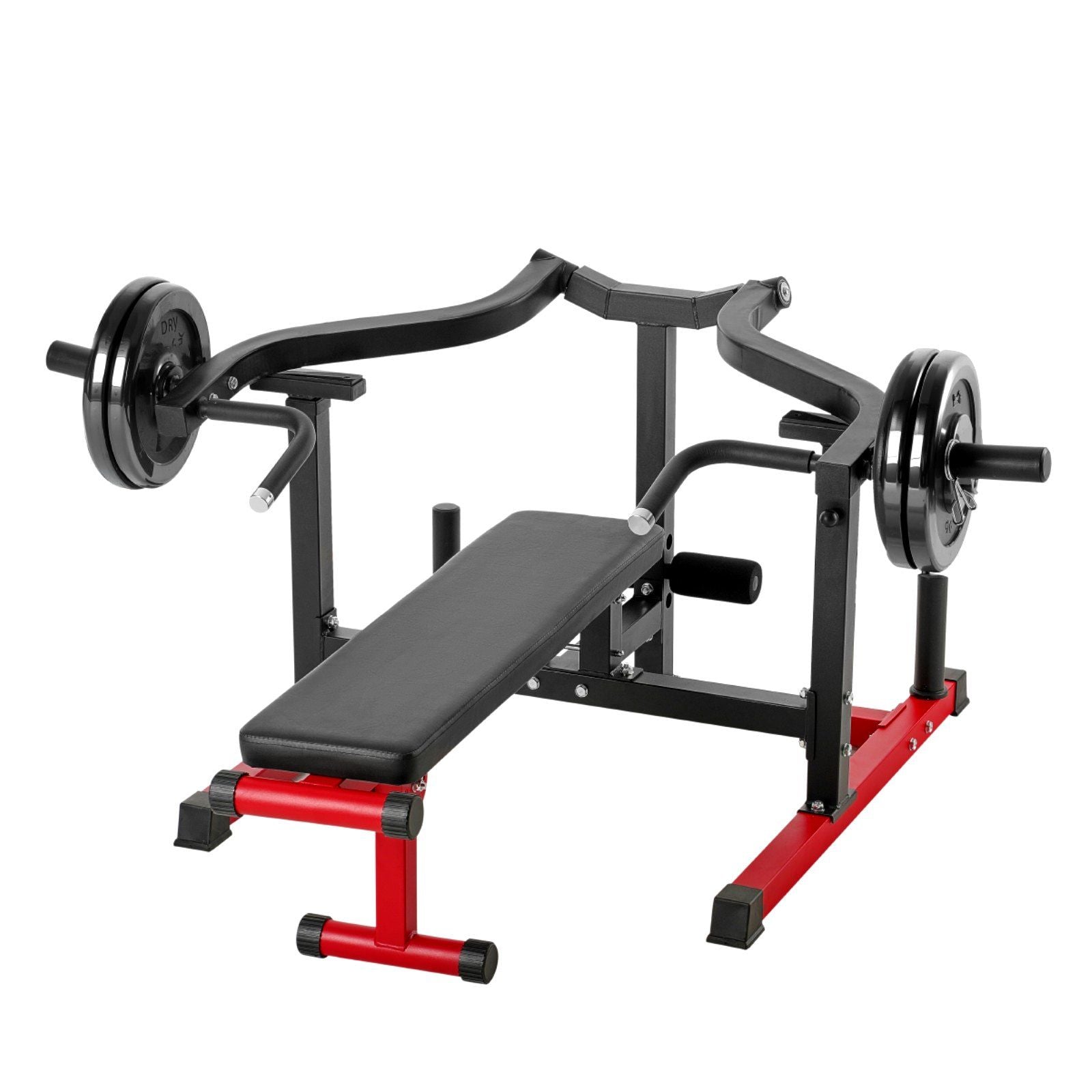 Chest Press Machine, 450 LBS Bench Press Set, Adjustable Flat Incline Bench with Independent Converging Arms, V952-XBTJJWTSXTJSME6SYV0