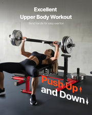 Chest Press Machine, 450 LBS Bench Press Set, Adjustable Flat Incline Bench with Independent Converging Arms, V952-XBTJJWTSXTJSME6SYV0
