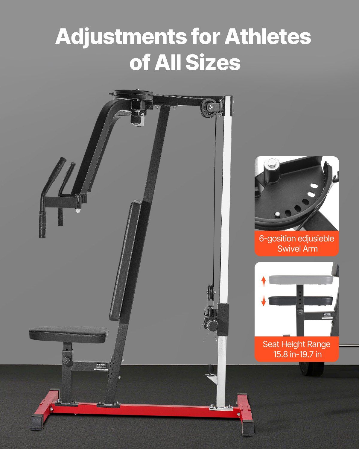 Chest Fly Machine, Upper Body Specialty Machine for Home Gym, Adjustable Fly and Reverse Delt Machine, for V952-XBTJJZTZYTJSJRZFVV0